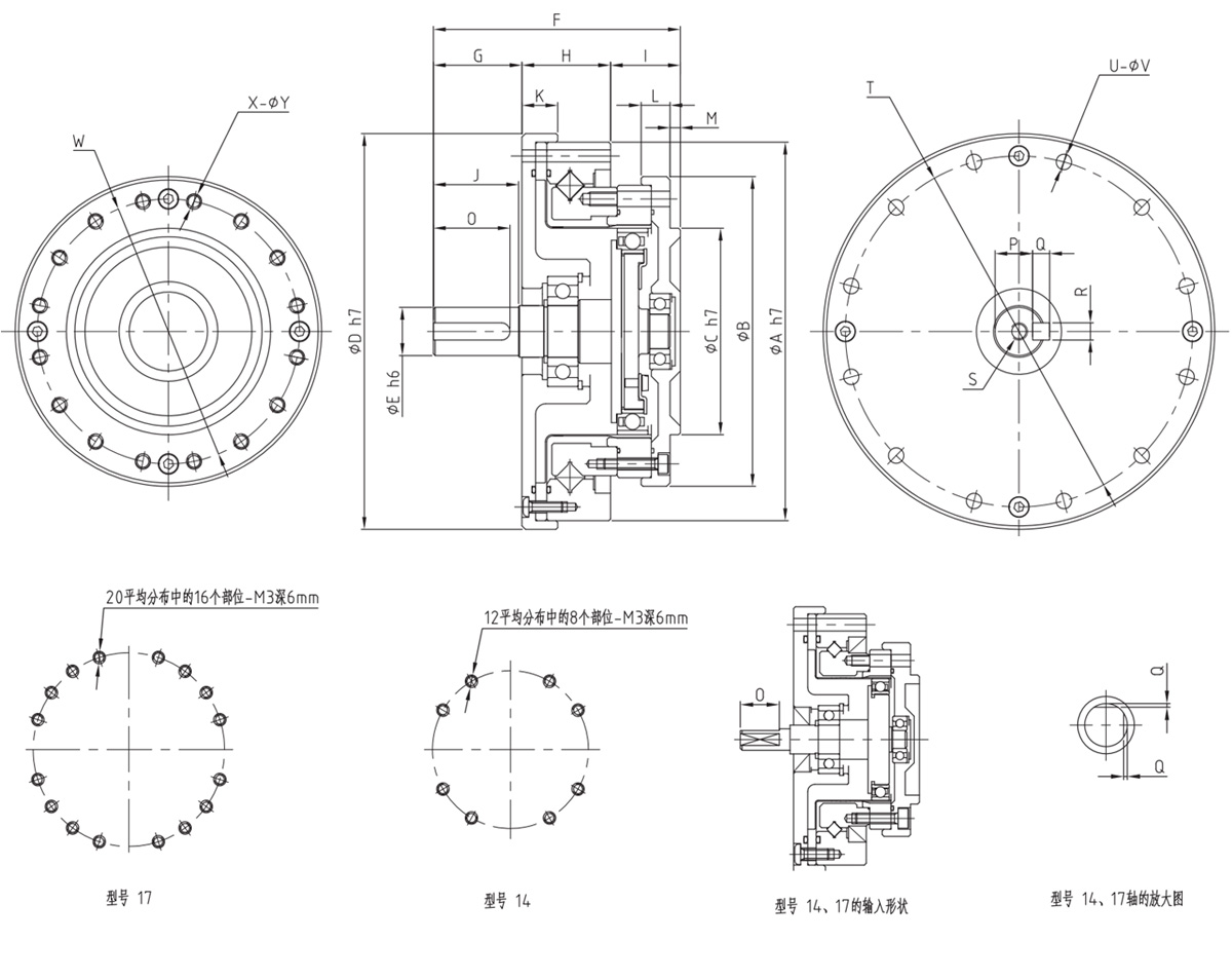 LHT-IV谐波减速器模型